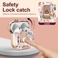 thumbnail image 3 of Rugged Case for AirPods 4, Painted Decoration Shockproof Cover for AirPods 4th Generation 2024 with Switch and Carabiner, 3 of 11
