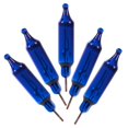 thumbnail image 1 of Vickerman W2V2002 2.5 volt 200mA Blue Glass Incandescent Mini Bulbs - 500 per Bag, 1 of 1