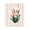 Vintage tulips on stripes, variant on Stupell Industries French Country Vibrant Magenta Tulips Canvas Art, 16 x 20, by Diane Neukirch
