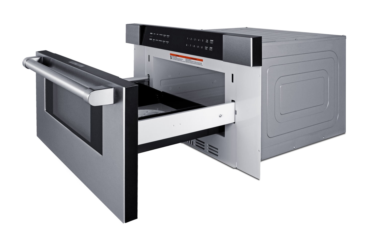 Summit Appliance MDR30SS 30 in. Wide Built-In Drawer Microwave