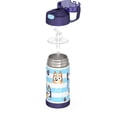 thumbnail image 4 of Thermos Kids Stainless Steel Vacuum Insulated Funtainer 12 oz Water Bottle with Flip up Straw, Bluey, 4 of 8