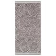 thumbnail image 2 of Sun Squad Plush Gray Wave Swirl Oversized Cotton Beach Towel 3' x 6', 2 of 3