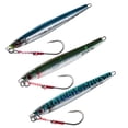 thumbnail image 1 of Goture Fishing Jigs Saltwater 60g-150g with Assist Hook, Glow Vertical Jigs, Speed Fast Lead Jig Sea Fishing Jigging Spoon Lures for Tuna, Salmon , Sailfish , Striped bass, Grouper Snapper, Kingfish, 1 of 7