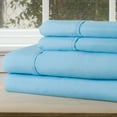 thumbnail image 2 of Lavish Home 4-Piece Microfiber Full-Size Sheet Set with Pillowcases (Light Blue), 2 of 4