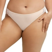 Maidenform® Lace Back Tanga Underwear 40159 Color: Sandshell Rose Size: 9