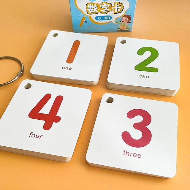 Tarjeta Digital 1-100 con símbolos de suma, resta, multiplicación y división, juego divertido, tarjetas de matemáticas, educación temprana para niños