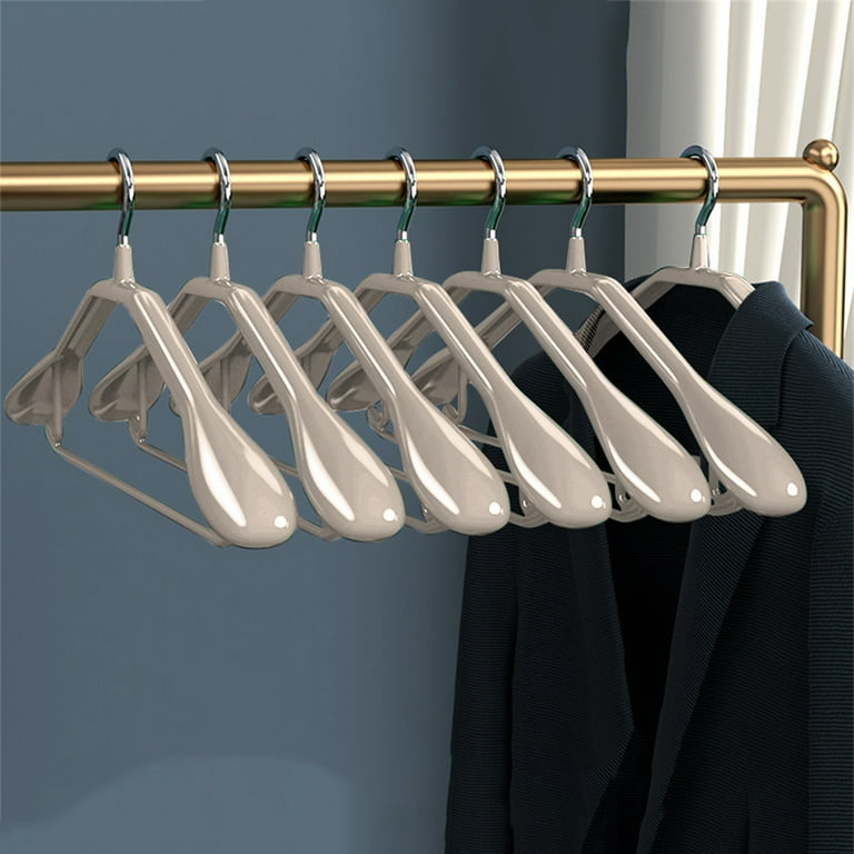 5Pcs Dip Plastic Drying Hanger Metal Manganese Steel Non Slip