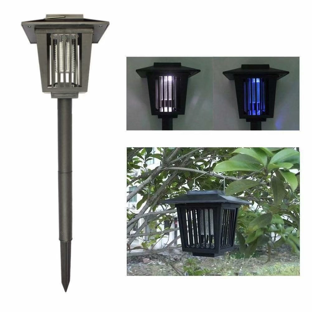 12PCS Garden Lawn Solar Mosquito Killer Light Insect Pest Bug Zapper Lamp Lights 