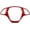 Carbon Fiber Red, variant on TINKI Car Steering Wheel Cover Molding Cover Trims Accessories Compatible for Chevrolet Corvette C7 2014-2019 Carbon Fiber Look Steering Wheel Accessories for Corvette C7