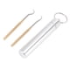 thumbnail image 3 of Herramientas De Limpieza , Juego De Bolsillo Para Palillos De Dientes Ampliamente Aplicable, Resistente Al Desgaste, Latón, Dos Modelos Diferentes Para Aventuras, 3 of 7