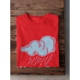 thumbnail image 3 of "I Make It Rain" Quote Raining Cloud Graphic Men Red T-Shirt, Male Large, 3 of 4