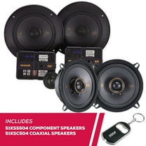 New Kicker 51KSS504 5.25" Component Speakers and 51KSC504 5.25" Coaxial Speakers