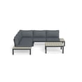 thumbnail image 2 of Tortuga Outdoor Lakeview 4Pc Aluminum Sectional (Charcoal cushions), 2 of 7