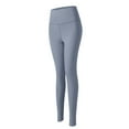 thumbnail image 6 of Lroveb High Waisted Yoga Pants for Women Tummy Control, Athletic Workout Yoga Leggings, Womens Casual Sports Hip Lifting Elastic Skinny Pants Light Blue, 6 of 6