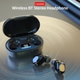 thumbnail image 2 of Auriculares XT91 Auriculares estéreo inalámbricos BT con reducción de ruido Auriculares impermeables a prueba de sudor con unidad de controlador de 8 mm Negro Lenovo Auriculares, 2 of 2