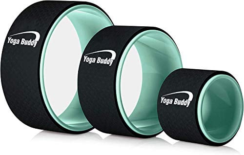 Yoga Wheel Back Wheel 3 Pack Helps with Stretching Improving Flexibility Yoga Roller Prop with Thick Padding Relieves Back Pain and Improves Yoga Poses Yoga Wheel Back Wheel 3 Pack Helps with Stretching Improving Flexibility Yoga Roller Prop with Thick Padding Relieves Back Pain and Improves Yoga Poses