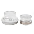 Percolator Top Knobs Clear Glass USA Made Set of 2 Sizes Small and