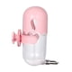 thumbnail image 3 of Bebedero automático para loros, dispensador de comida para pájaros, botella transparente. Rosa, 3 of 9