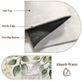 thumbnail image 6 of Eucalyptus Leaf Washable Area Rug 4x6 Country Plant Linen Texture Low-Profile Large Area Rugs with Non Slip Backing Indoor Floor Carpet for Entrance Living Room Bedroom Home Office, 6 of 9