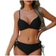 thumbnail image 2 of Traje de baño para mujer, bikini de tirantes sin espalda de color liso para mujer, trajes de baño para mujer, conjuntos de bikini para mujer, trajes de baño de bikini para mujer, 2 of 9