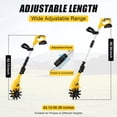 thumbnail image 6 of 20V Cordless Tiller Cultivator, Electric Garden Tiller 250 RPM 3.9" Tilling Width, 6.7" Depth, with 2000mAh Battery, Height Adjustable, 6 of 14