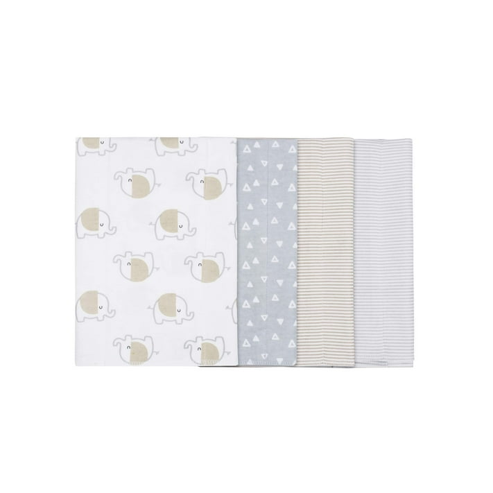 Gerber Cotton Burp Cloth, 4pk, Unisex
