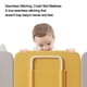thumbnail image 4 of Riel De Cama De Seguridad Para Niños Pequeños, Carril De Cama De Bebé De Ajuste Universal, Anticaída, Acolchado Suave Para El Hogar, 4 of 7