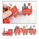 thumbnail image 4 of Lote de 4 juguetes de madera para decoración de trenes para fiestas. rojo, 4 of 9
