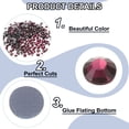 thumbnail image 4 of 1450 Pcs Piedras de Strass Hotfix Gemas de Cristal (Set SS6-SS30, Púrpura Oscuro), 4 of 6