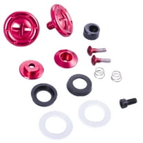 RaceQuip® 205111RQP Helmet Hardware - Pivots/Posts/Screws Included - Red - Kit