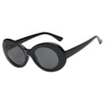 thumbnail image 1 of Clásicas de Retro Mujeres Hombres Lente Espejo Redonda De Negro Sunnimix Gafas de sol de la vendimia, 1 of 6