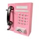 thumbnail image 3 of Accesorios para teléfono fijo, decoración de pared, artesanía de hierro, adornos decorativos, diseño retro para fondo de fotografía, resistente Rosa, 3 of 8