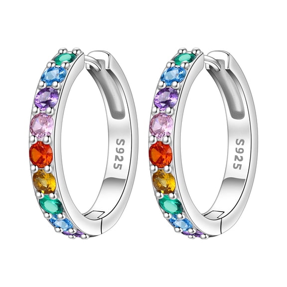 Colorful Hoop Earrings, Lightweight Everyday Comfort