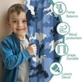 thumbnail image 3 of Camouflage 42x54in(106x137cm) Curtains 2 Panels for Kids Bedroom, Window Drapes for Kids Boys Girls Bedroom Curtains Designed To Spark Joy and Creativity, 3 of 5