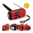 thumbnail image 2 of Multifunctional Solar Hand Crank Radio FM AM WB NOAA Weather Radio USB Charging Emergency LED Flashlight Power Ban ,Handy Bright, 2 of 5