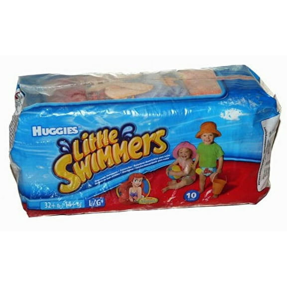 Huggies Little Swimmers Disposable Swimpants Large 32 LB 10 Each (Pack of 3)