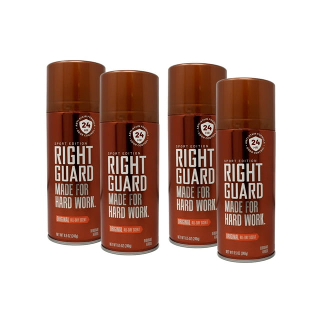 Desodorante en aerosol Right Guard Original, 250 ml, paquete de 4