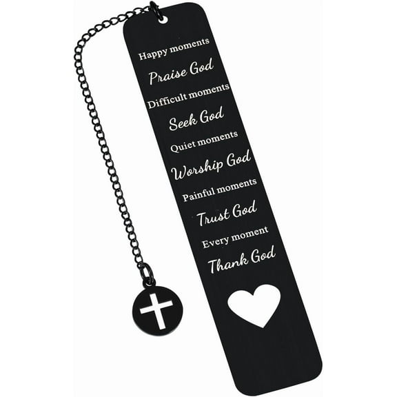 Baptism Gifts for Women Men, Religious Bible Verse Christian Bookmark Easter Scripture Catholic Gift for Him Her Friends First Communion for Godchild Son Brother