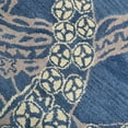 thumbnail image 2 of Rugsotic Carpets Hand Tufted Wool Eco-Friendly Area Rugs - 5'x5', Round, Blue Beige, Modern Contemporary Design, High Pile Handmade Anti Skid Rugs for Living Room, Bed Room (K00512), 2 of 6