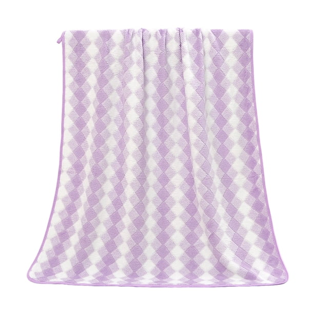 Toalla Absorbente Coral de Vellón de Alta Densidad y Toalla de Baño Suave y Set Textiles para el Hogar