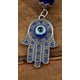 thumbnail image 4 of Llavero con amuleto de la suerte CHAO mano de Hamsa mal de ojo, 4 of 4