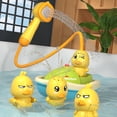 thumbnail image 3 of Juguetes de baño para niños pequeños de 1 a 3 años Juguetes de bañera para bebés Juguetes de agua de pato Juguetes de baño para niños pequeños para , sin cabezal sin cabezal rociador Baoblaze Ducha de pato eléctrica, 3 of 8