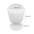 thumbnail image 5 of DIY Plaster Cup Scented Candle Silicone Mold Mini Storage Jar Cement Resin Mould for Concrete Making Craft Supplies, 5 of 12