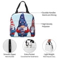 thumbnail image 4 of Easygdp Cute Gnomes in USA1 Bolsa Térmica Premium - Tela Oxford Impermeable, Gran Capacidad, Bolsillo Frontal, Unisex para Trabajo, Escuela, Actividades al Aire Libre y Picnics, 4 of 8