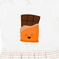 thumbnail image 4 of Inktastic Cute Kawaii Chocolate Candy Bar Girls Toddler Dress, 4 of 5