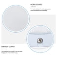 thumbnail image 2 of -2Pcs White Speaker Grille Cover 7.2 Inch, Durable ABS Horn Guard Protective Mesh for Car Audio Subwoofer, 2 of 6