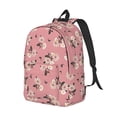 thumbnail image 2 of Daiia Rose Flowers Vintage Canvas Backpack for Men and Women ,Hiking Backpack,Travel Laptop Bag for School,Large Capacity Backpack, 2 of 8