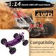 thumbnail image 3 of Bewildely 1/14 coche de Control remoto Marco de Metal modificado diferenciales mejorados pieza de repuesto montar accesorios de conjunto de automóviles Kits de construcción modelo Púrpura Bewildely FN010379-03, 3 of 6