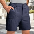 thumbnail image 2 of cfhntfmh Men's Golf Shorts Lightweight Stretch Dress Shorts for Workout Quick Dry Athletic Casual Cargo Shorts with Pockets, 2 of 7