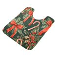 thumbnail image 7 of Yayeee Bath Rug for Bathroom Floor Non Slip Contour Fluffy Soft Absorbent Mat, 20"x24", Christmas Holly Bows, 7 of 7